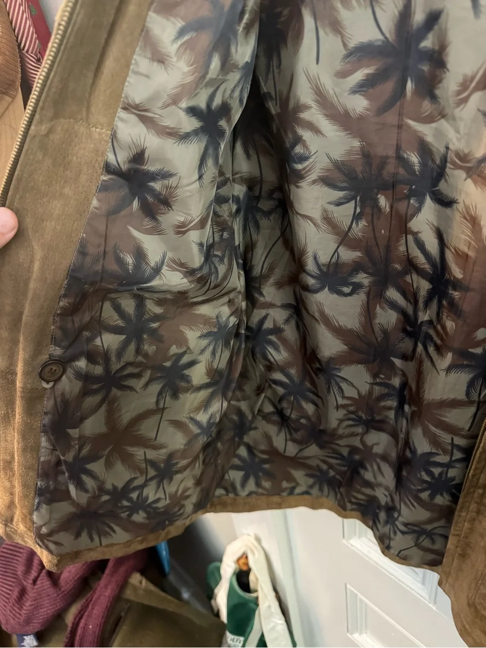 Men's Tan Suede Shirt Jacket by Solitude